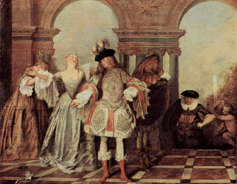 Jean-Antoine Watteau Franzosische Komodianten